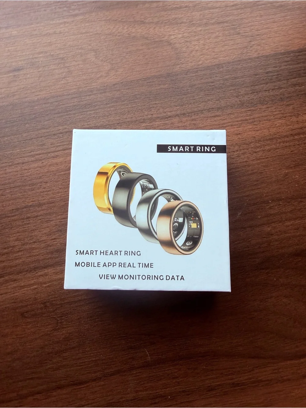 Smart Ring - Gold/Black/Gray/Champagne Smart Heart Ring with App